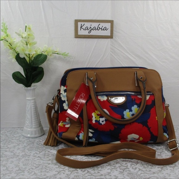 ROSETTI Floral Satchel/Crossbody Bag NWT - Picture 1 of 8